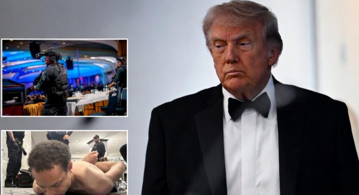Trump Reacts As Federal Agents Raid High-profile Event